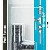 Gardena Profi System (Maxi Flow) T - Coupling (1 Profi in - 1 Profi Out - 1 Quick Connect)