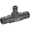 Gardena Profi System (Maxi Flow) T - Coupling (1 Profi in - 1 Profi Out - 1 Quick Connect)