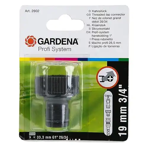 Gardena Profi System (Maxi Flow) - Tap Adapter (3/4'') Tap