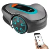 GARDENA SILENO Minimo Automatic Robotic Lawn Mower with Bluetooth app, Boundary Wire - For lawns up to 2700 Sq Ft, Made in Europe, Grey