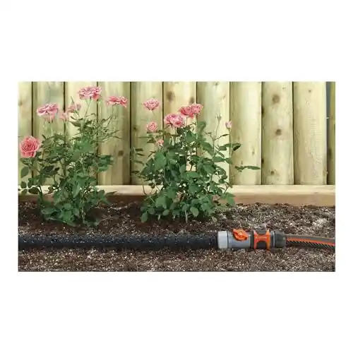 Gardena Soaker Hose (Weeping Hose) 25' + Water Stop
