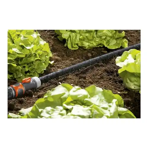 Gardena Soaker Hose (Weeping Hose) 25' + Water Stop